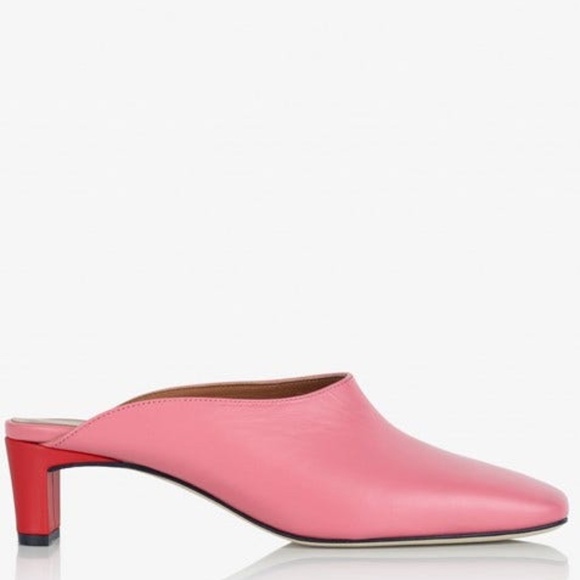 ATP Atelier Tasso Leather Mules In Pink Mules - Size 36 - Picture 1 of 10